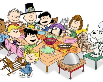 peanuts thanksgiving etsy