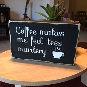 Coffee lover, coffee lover gift, coffee bar, coffee, coffee sign, coffee funny, tier tray