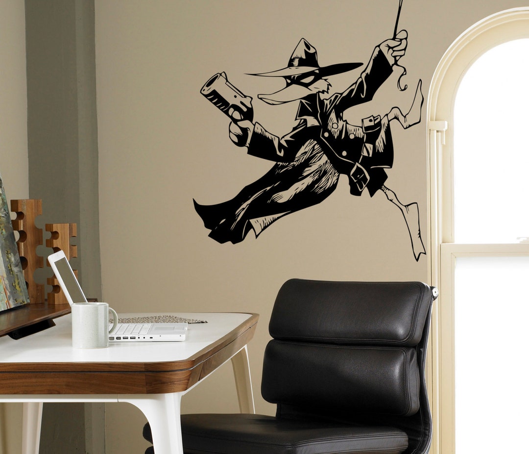 Disney Darkwing Duck Wall Vinyl Decal Duck Superhero Cartoons Wall ...