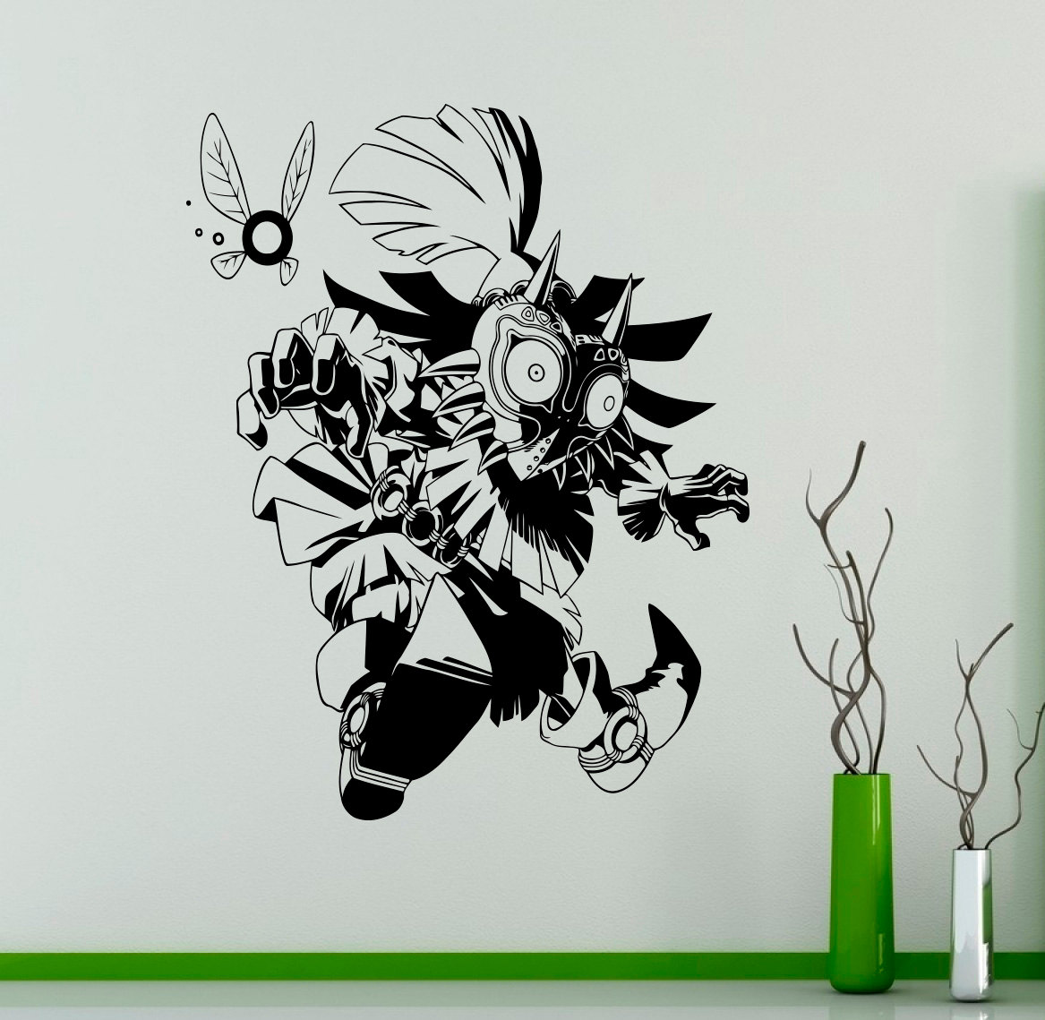 Legend of Zelda Wall Vinyl Decal Majora's Mask Wall Etsy