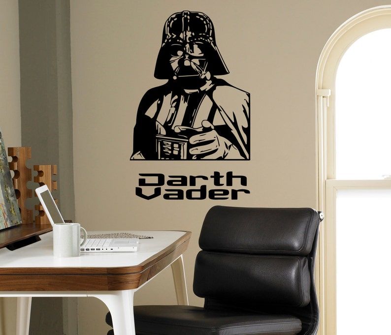 Darth Vader Star Wars Wall Vinyl Decal Skywalker Wall Sticker Home Interior Living Room Bedroom Decor Removable Custom Stickers 17 Dvr