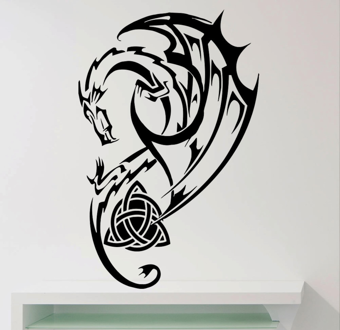 Dragon Wall Decals Wall Design Vinyl Home Art Decor Sticker Etsy UK
