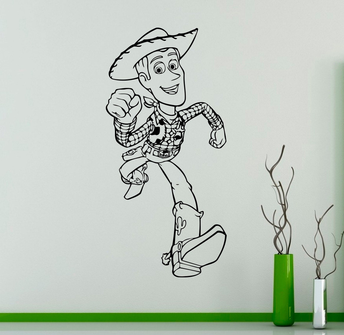 Toy Story Sheriff Woody Wall Vinyl Decal Disney Cartoons Wall - Etsy Norway Toy Story Sheriff Woody Wall Vinyl Decal Disney Cartoons Wall - Etsy Norway