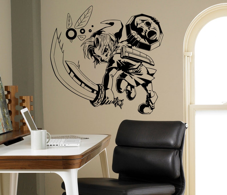 Princess Zelda Wall Vinyl Decal Legend of Zelda Wall Sticker Etsy
