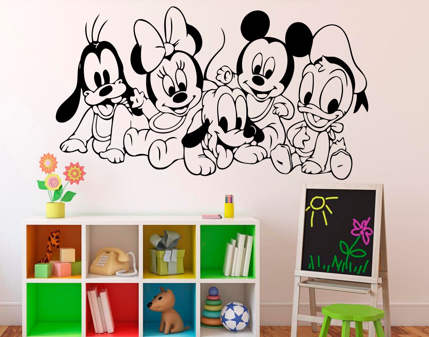 Disney Mickey Room Decor Cute Cartoon Model Decoration Desktop Men