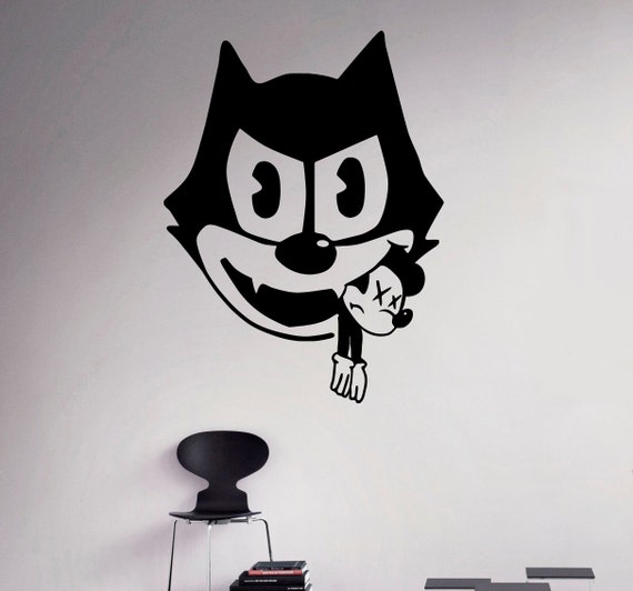 Cartoon Cat animal Wall Sticker Cartoon Cat animal Wall Sticker