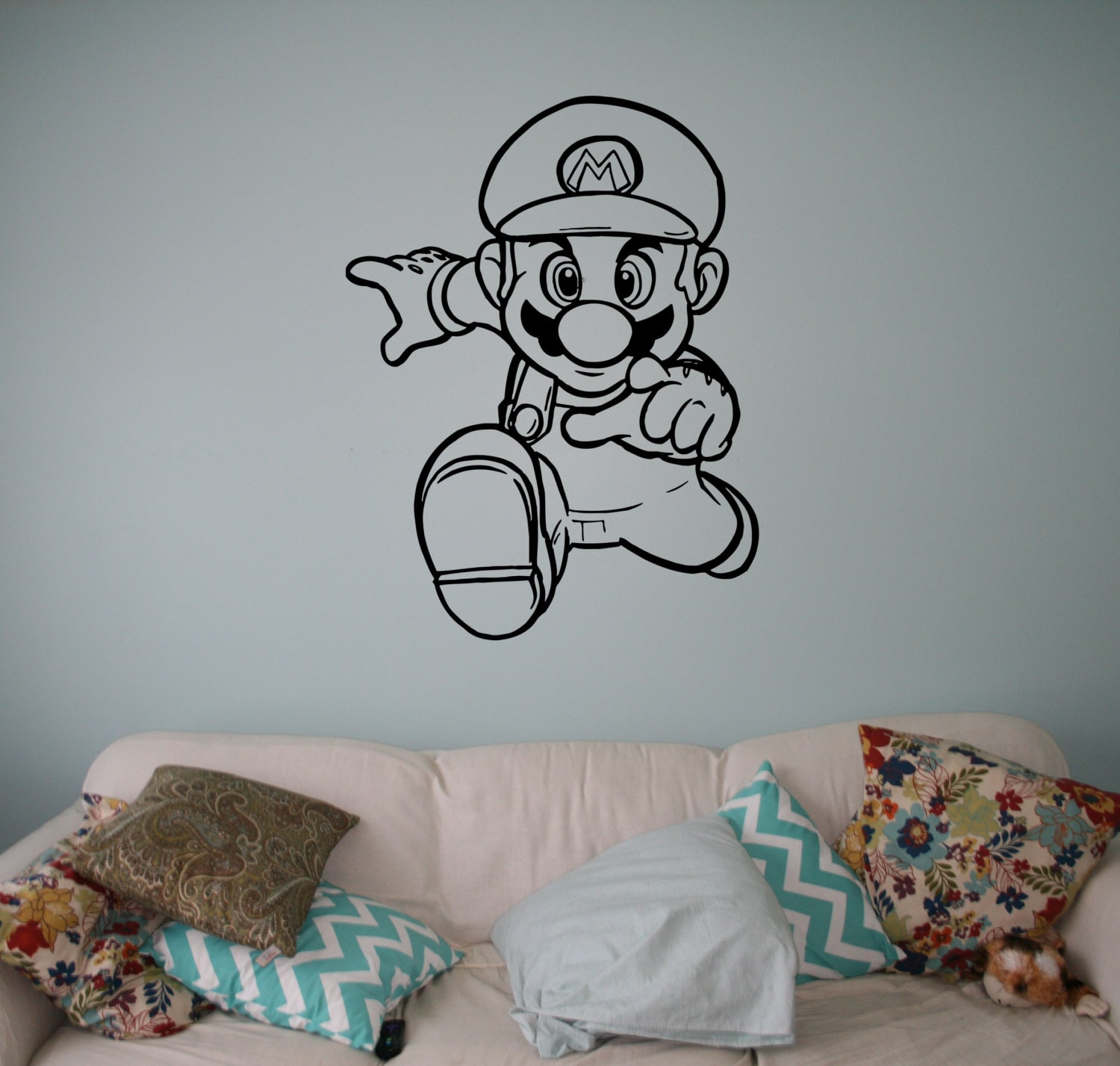 Home, Furniture & DIY SUPER MARIO VINYL WALL STICKER WALL DECAL Home