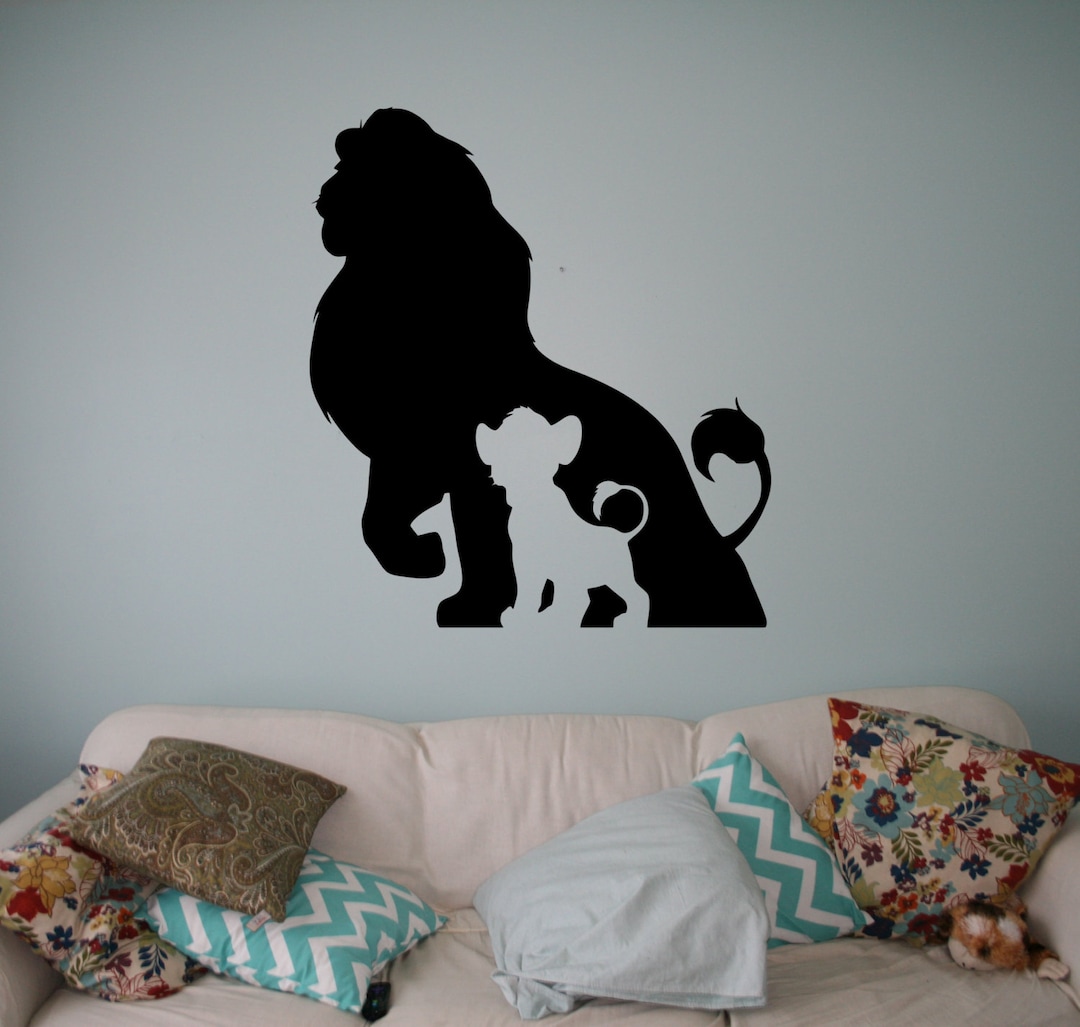 The Lion King Wall Vinyl Decal Disney Cartoons Wall Sticker Wall Home ...