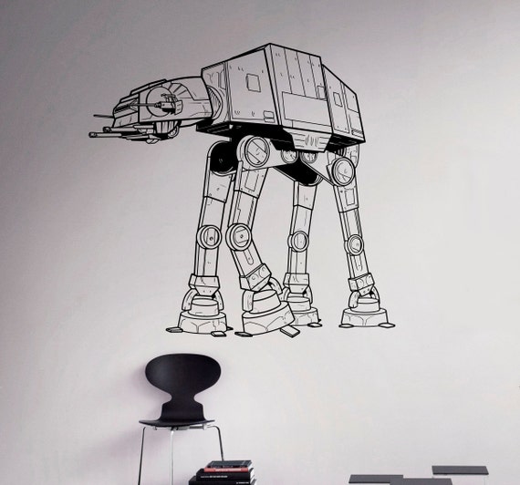 Choose Size /& Color ATAT Empiral Walker Sticker Large Star Wars AT-AT Decal