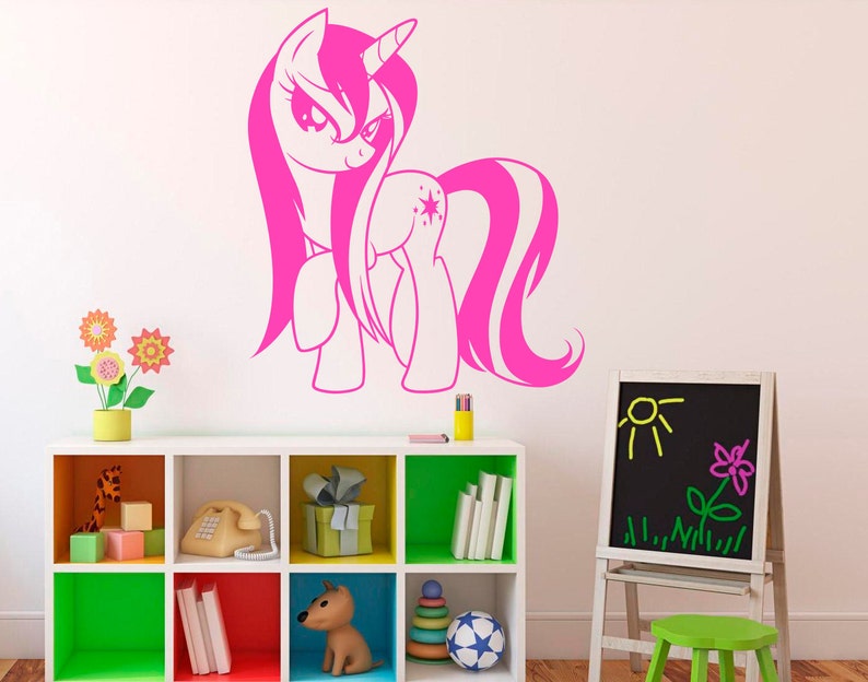 My Little Pony Wall Vinyl Decal Cartoon Sticker Art Decor Home Interior Kids Nursery Room Design 12 Mlp