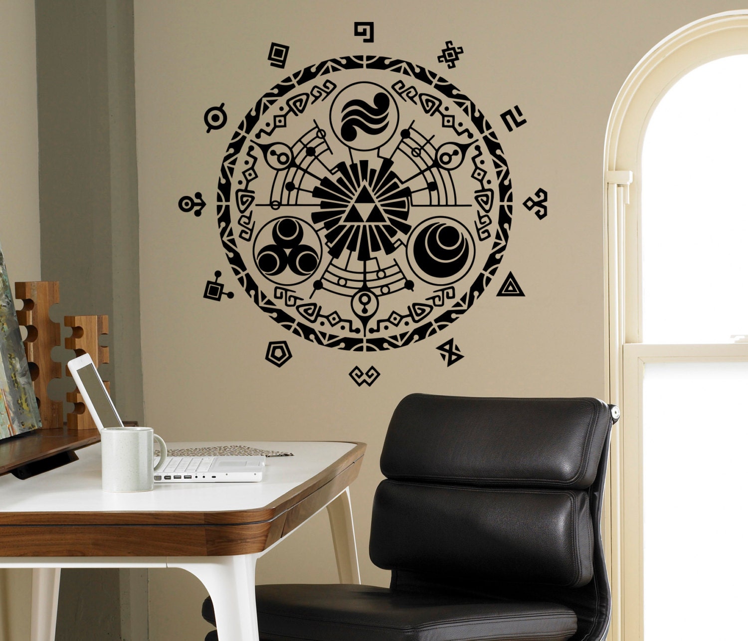 Legend of Zelda Wall Vinyl Decal Gate of Time Wall Sticker Etsy