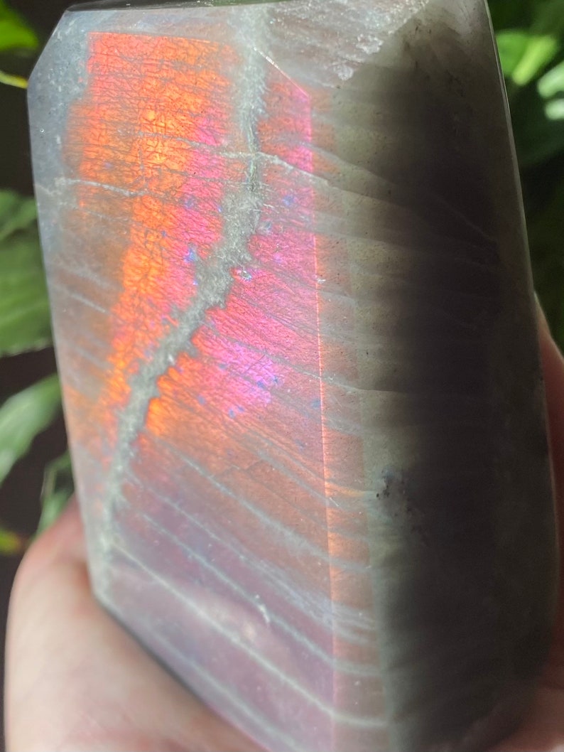 Purple labradorite and Pink labradorite labradorite