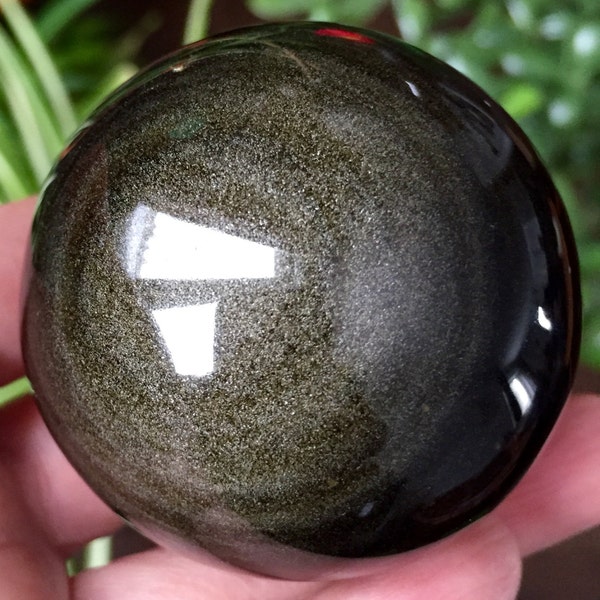 Obsidian Sphere - Etsy