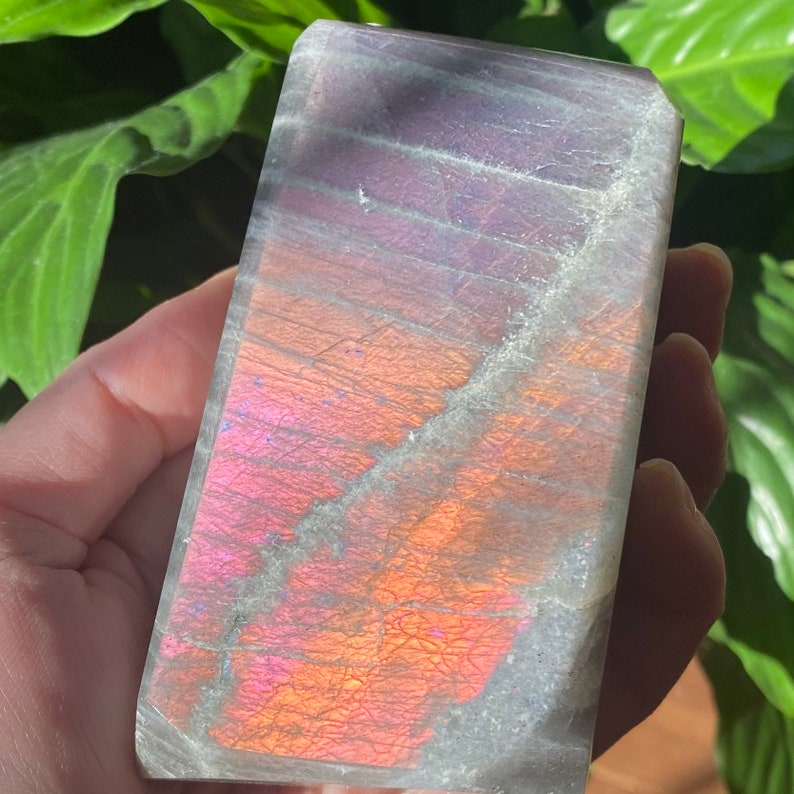 Purple labradorite and Pink labradorite labradorite