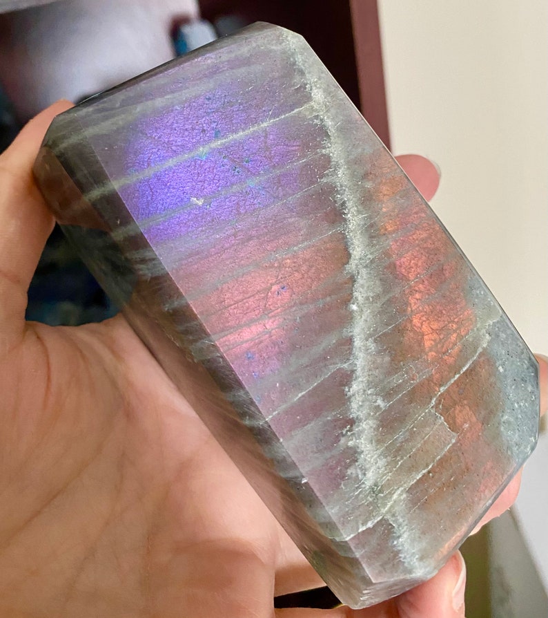 Purple labradorite and Pink labradorite labradorite