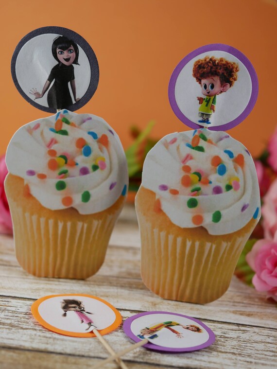 Hotel Transylvania Cupcake Toppers Cupcake Picks Hotel Etsy
