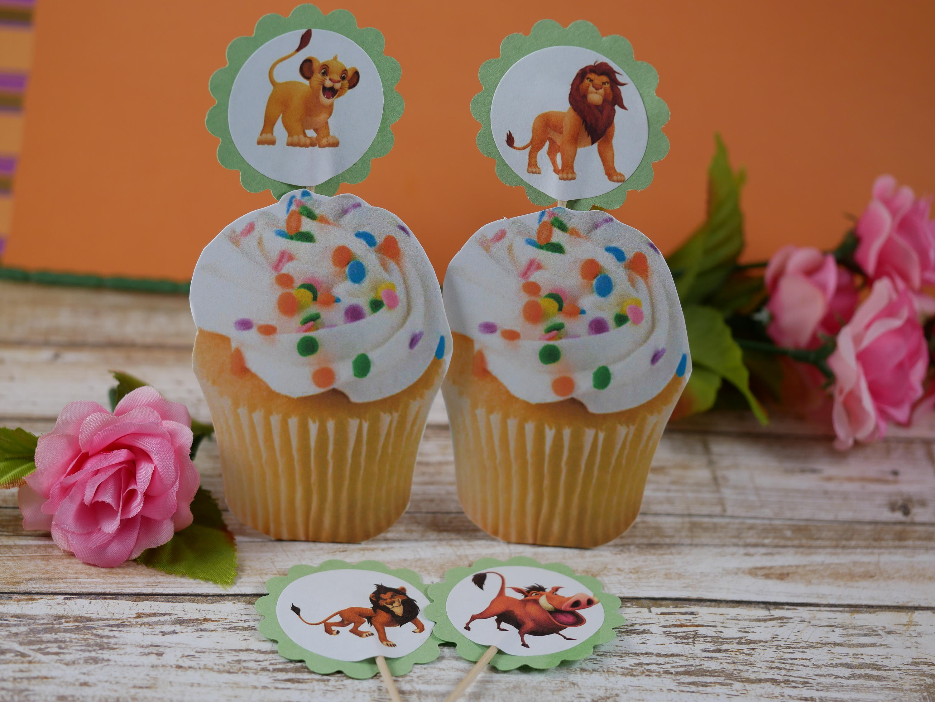 The Lion King Cupcake Toppers Cupcake Picksthe Lion King Etsy The Lion King Cupcake Toppers Cupcake Picksthe Lion King Etsy