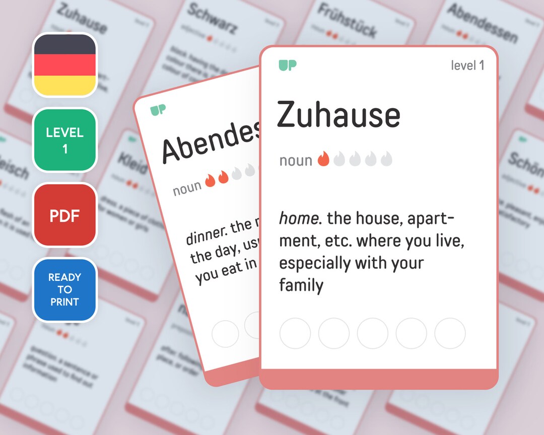 Piatnik Tarjeta Didáctica – Juego Educativo De Cartas En Alemán – 2 A 6 Jugadores – A Partir De 6 Años