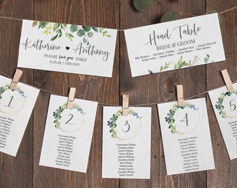 seating chart etsy seating chart template
