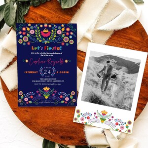 Fiesta Bridal Shower Invitation Printable, Mexican Bridal Shower Invite, Mexican Bridal Shower Invitation, Fiesta Shower Theme, Templett