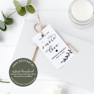 S'mores Wedding Favor, S'mores Wedding, Wedding Favors, Smore Love Tags, S'mores Favor Tags, S'mores Wedding Bar, Smores Tag, S'more Tags