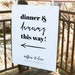 Party This Way Sign Template, Modern Wedding Welcome Sign With Arrow ...