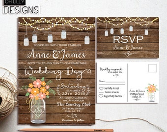 fall wedding invites etsy