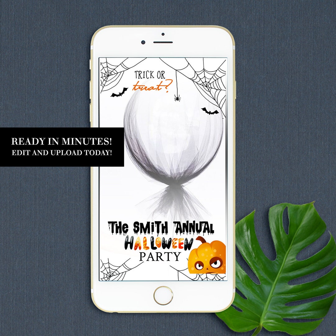 Halloween Snapchat Geofilter Halloween Snapchat Filter Etsy