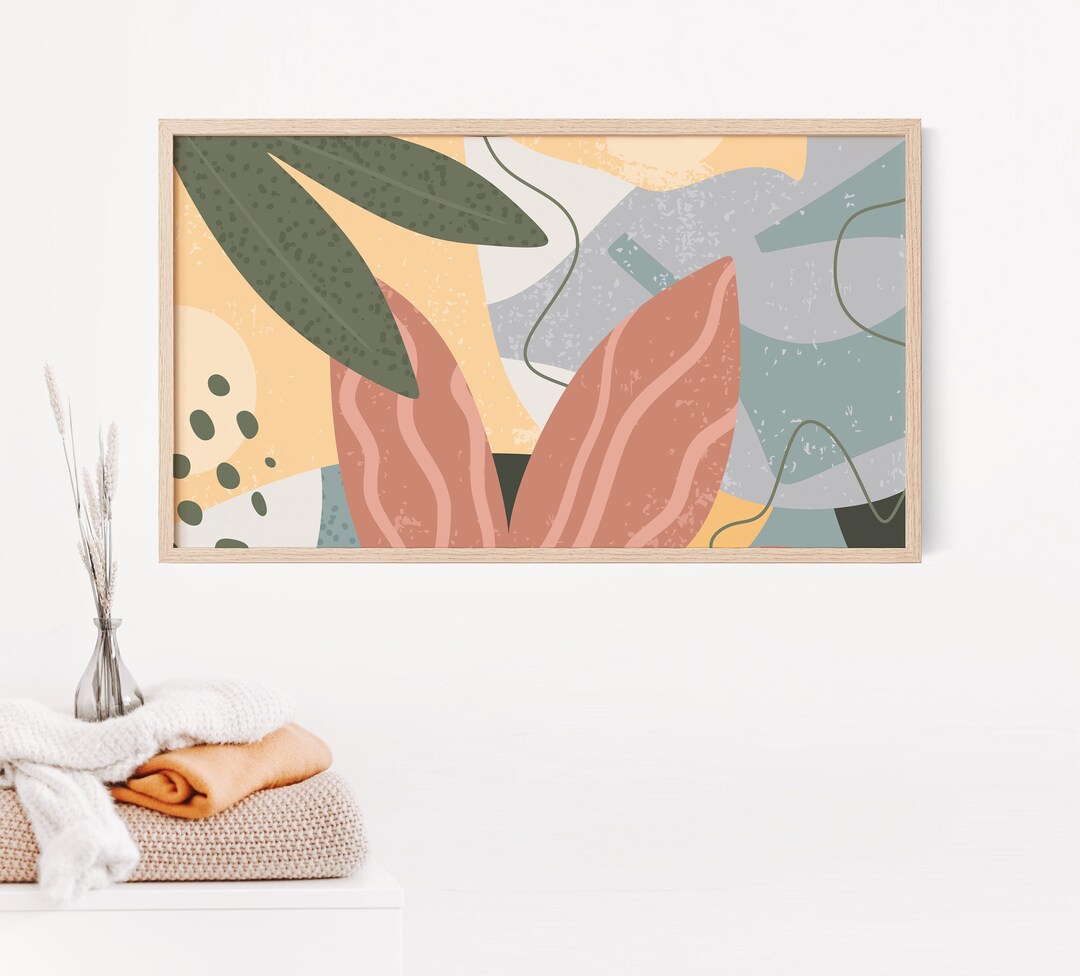 Botanical Art for Frame Tv, Frame TV Art Floral, Frame TV Art Greenery