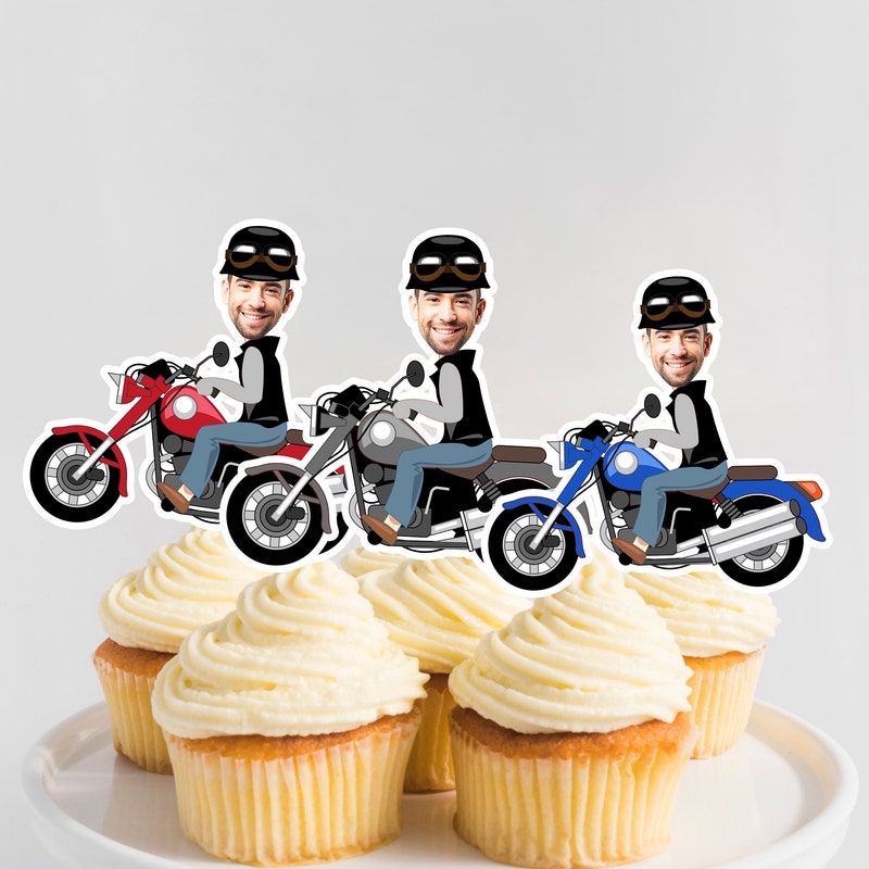 Face Cupcake Toppers - Etsy