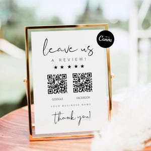 Business Bewertung Zeichen, Fragen Sie nach Bewertung QR-Code-Zeichen, Google Bewertung Zeichen, Modernes Geschäft Zeichen, Überprüfen Sie die Kaufanfrage, Überprüfen Sie uns Anfrage, DIY