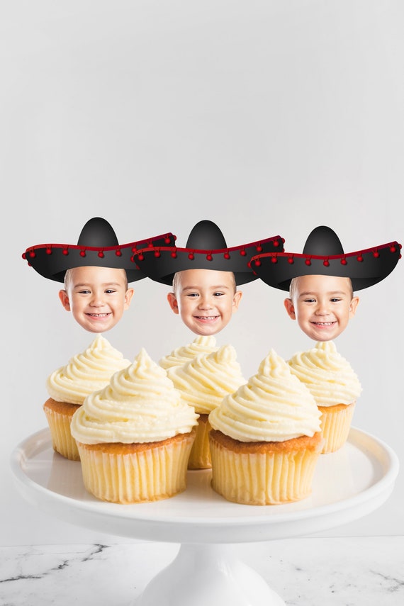 Sombrero Cupcake Topper Printable 