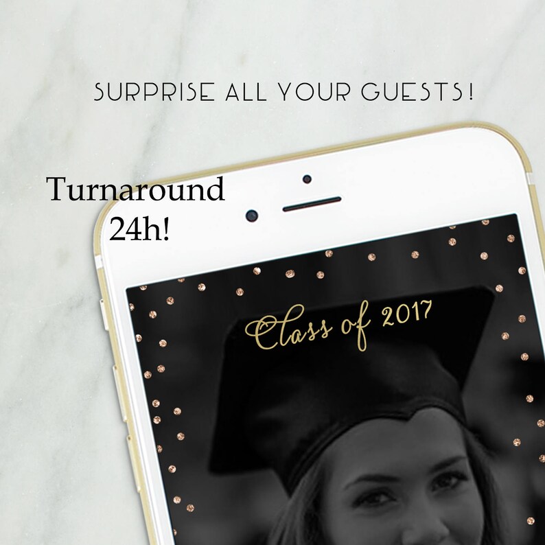 Graduation Snapchat Filter Graduation Day Snapchat Filter Etsy