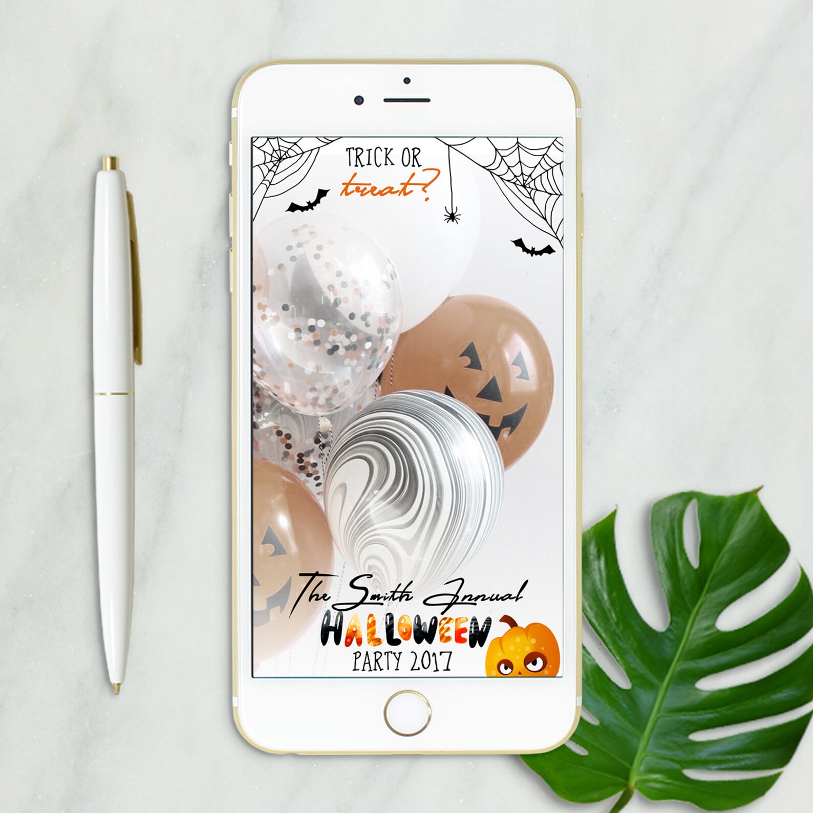 Halloween Snapchat Geofilter Halloween Snapchat Filter Etsy