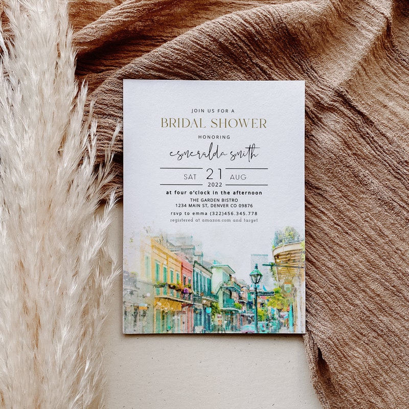 New Orleans Invite - Etsy