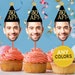 Photo Cupcake Toppers Birthday Funny Cupcake Topper Cake - Etsy