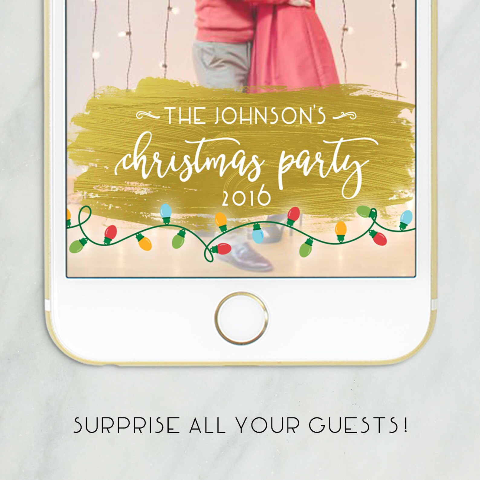 Christmas Snapchat Filter Holiday Snapchat Filter Snapchat Etsy