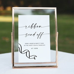 Glow Stick Wedding Send Off Sign, Let Love Glow, Minimalist Modern,  Editable Template, Printable, Instant, Templett, 8x10 #0034W-64S