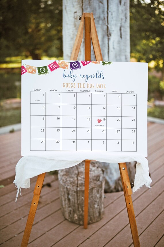 Guess the due date game sale