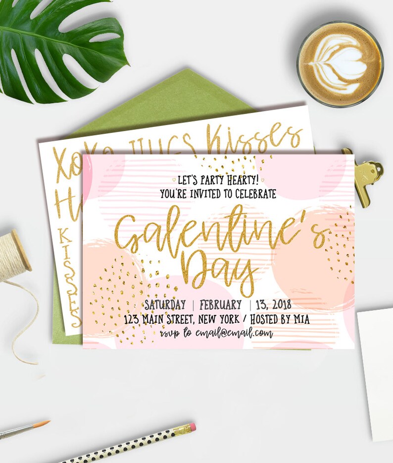 Galentine's Day Invitation Galentine's Day Party Etsy