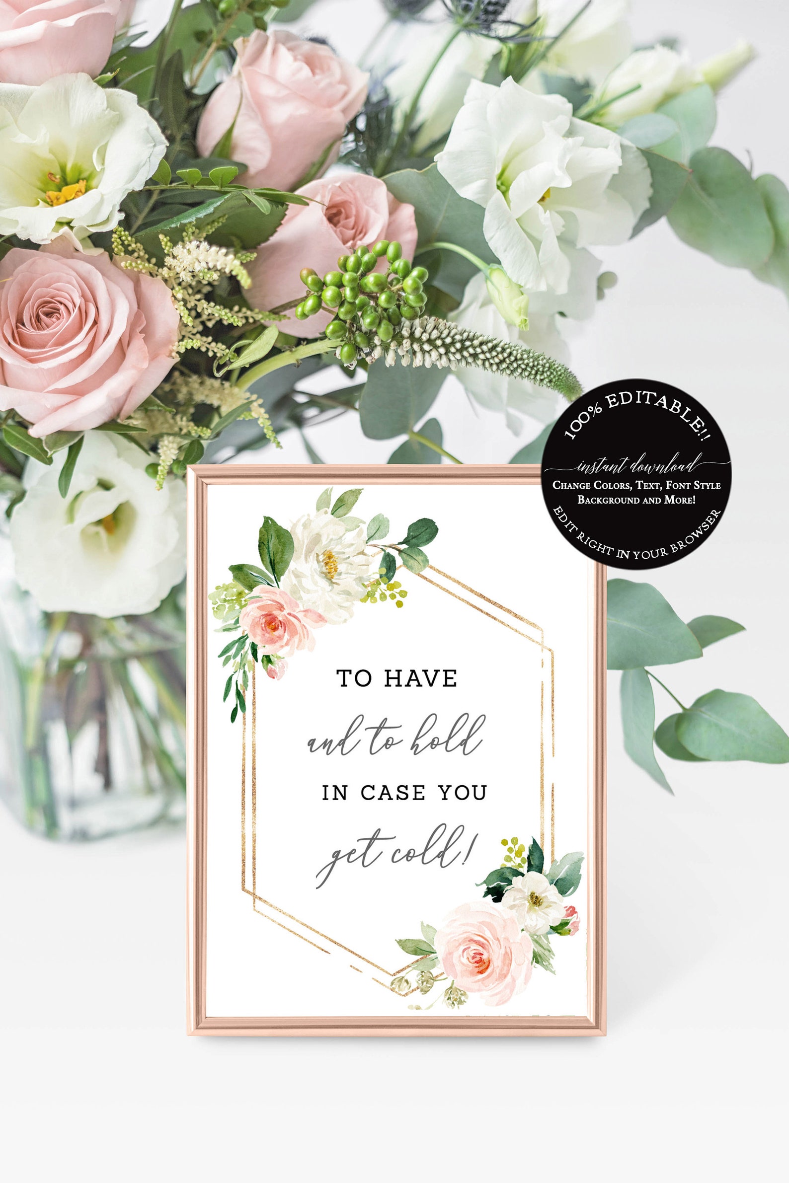 Wedding Blanket Sign to Have and to Hold in Case You Get Cold Etsy