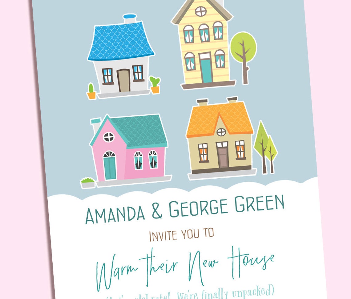 Housewarming Invitation Printable Housewarming Party Invite - Etsy