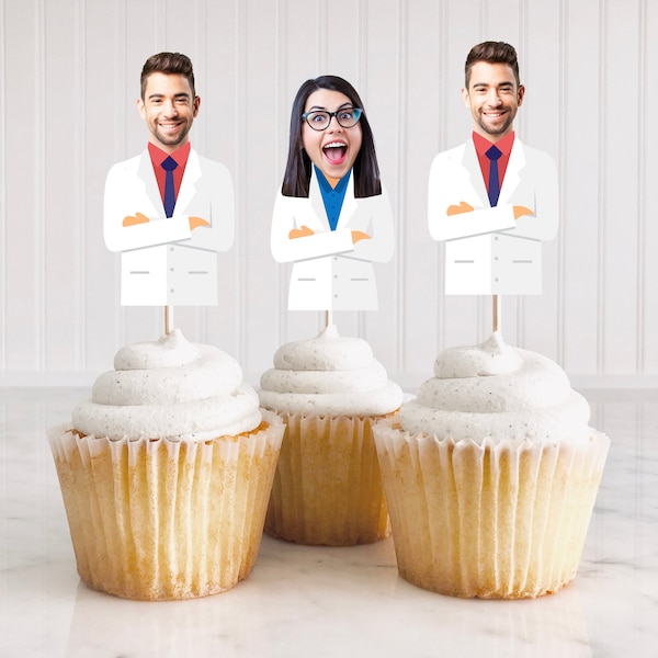 Pharmacist Graduation Cupcake Toppers Printable, Pharmacist Graduation Decorations, Pharmacy Graduation, RX Graduation Party Decor, DIY