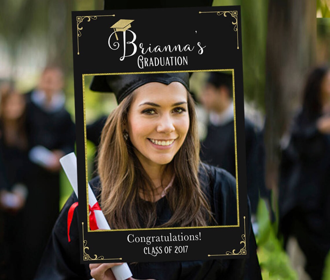 Graduation Photo Prop Frame Graduation Photo Prop Graduation Etsy
