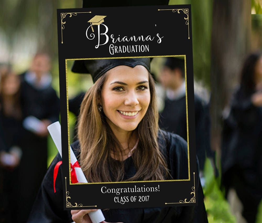 Graduation Photo Prop Frame Graduation Photo Prop Graduation Etsy