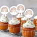 Printable Rainbow Cupcake Toppers, Rainbow Cupcake Topper Template ...