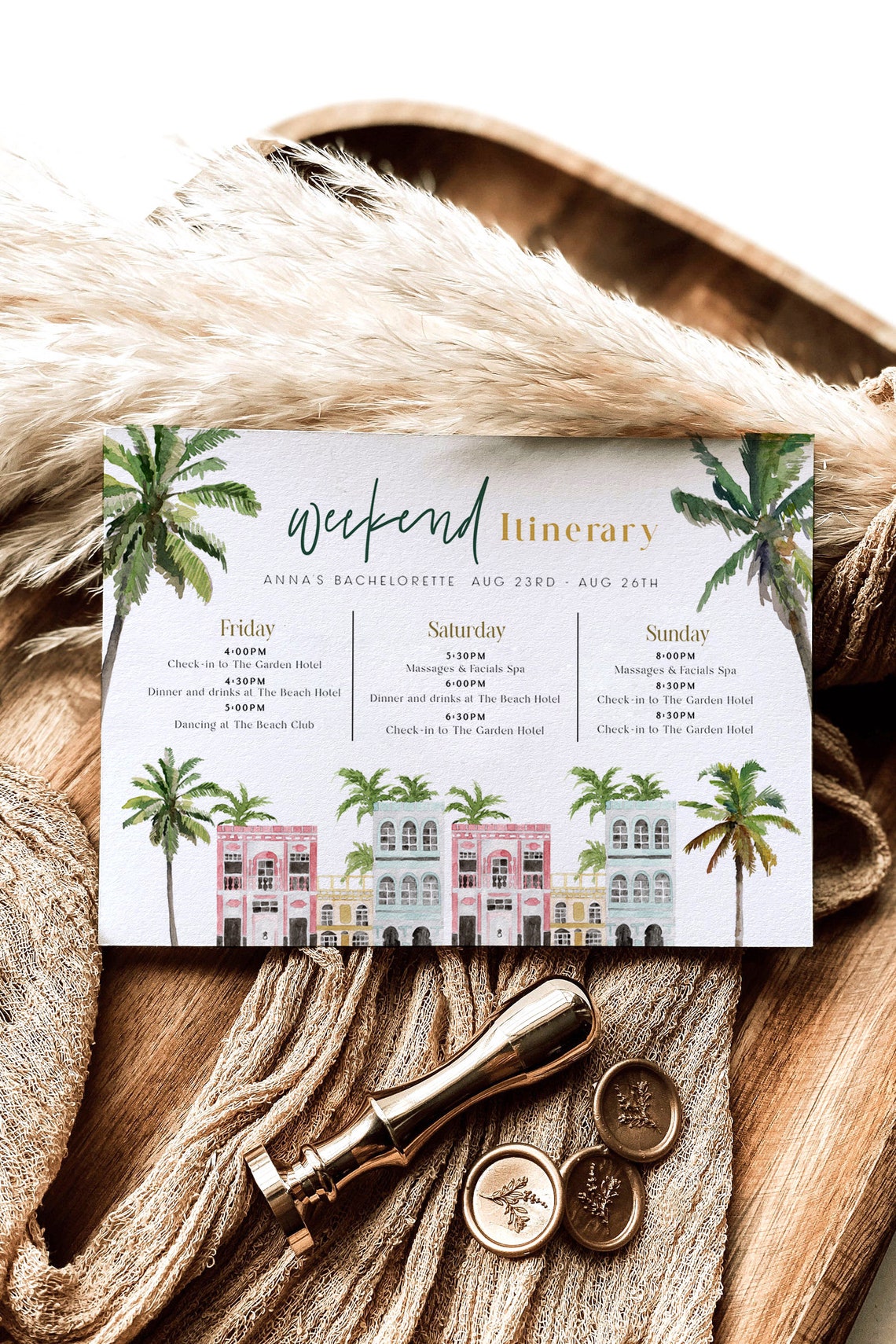 Editable Charleston Bachelorette Itinerary Charleston - Etsy