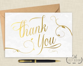 Thank You Card, Greeting Card, All occasion card - INSTANT Download, Printable Thank You Card, Digital File