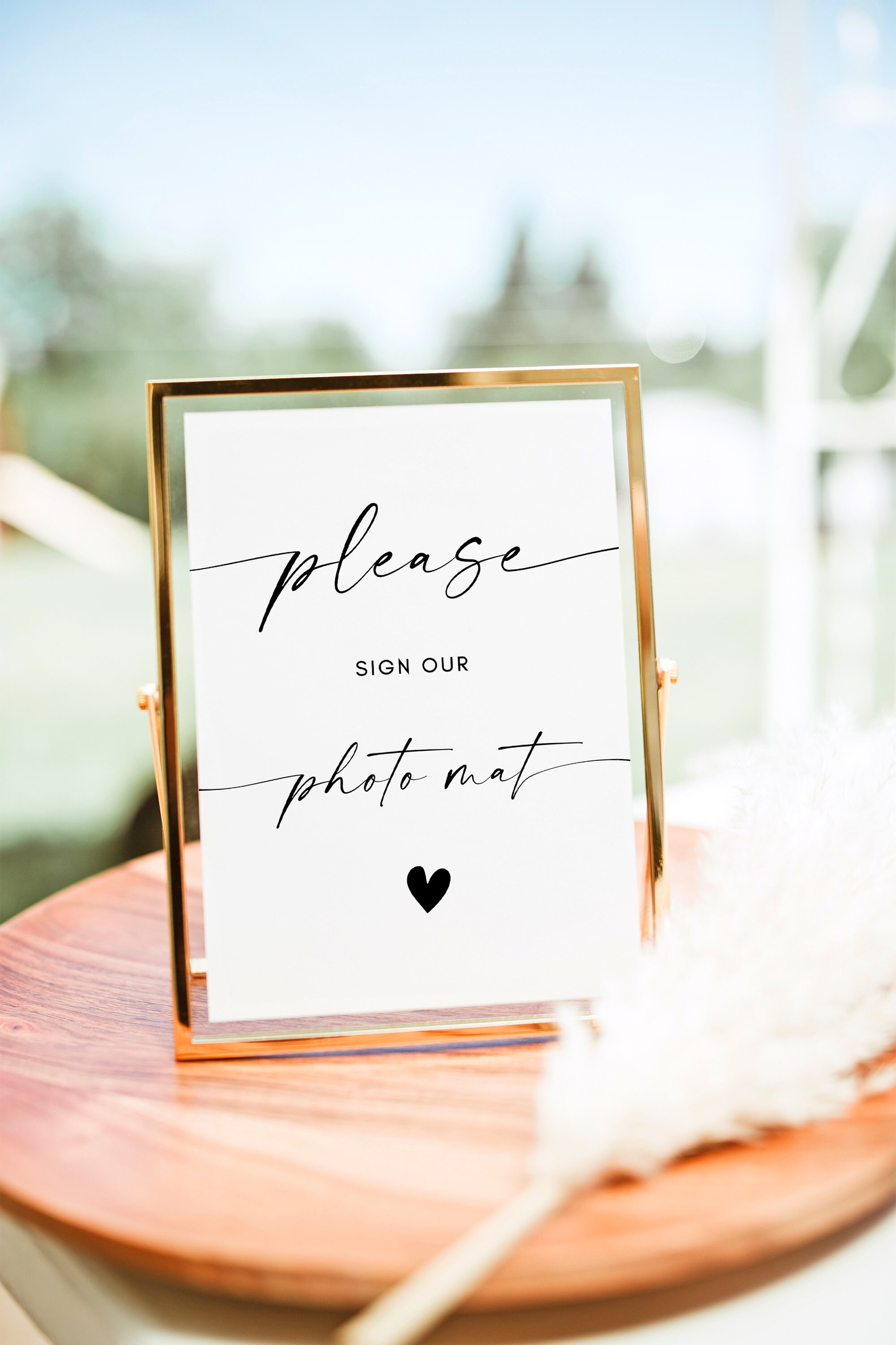 Framed Signature Mat - Etsy Canada