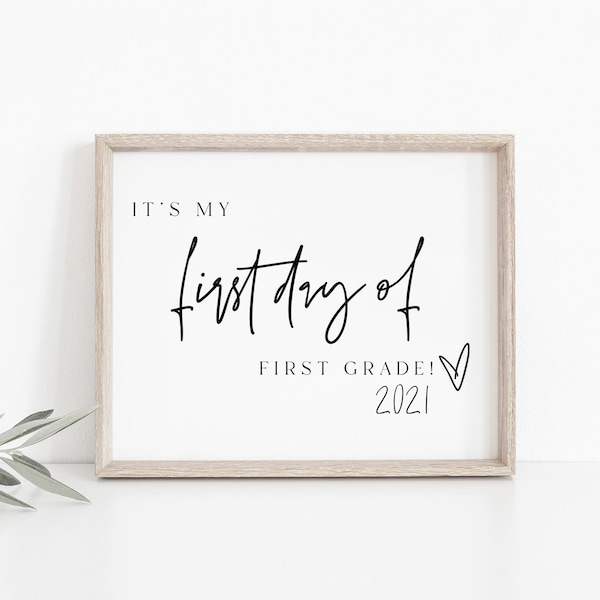 Back to School Signs for 2022 , First Day of School Pictures, Preschool Sign, Last Day School Signs, Editable School Keepsake Sign DIY